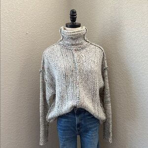 Anthropologie Multicolor Turtleneck Sweater